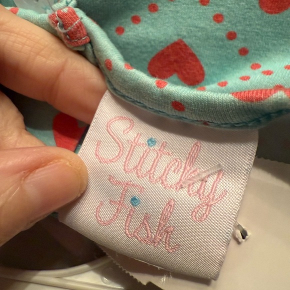 Stitchy Fish “It Takes Two”’Side Tie Valentines Dress - Picture 9 of 10